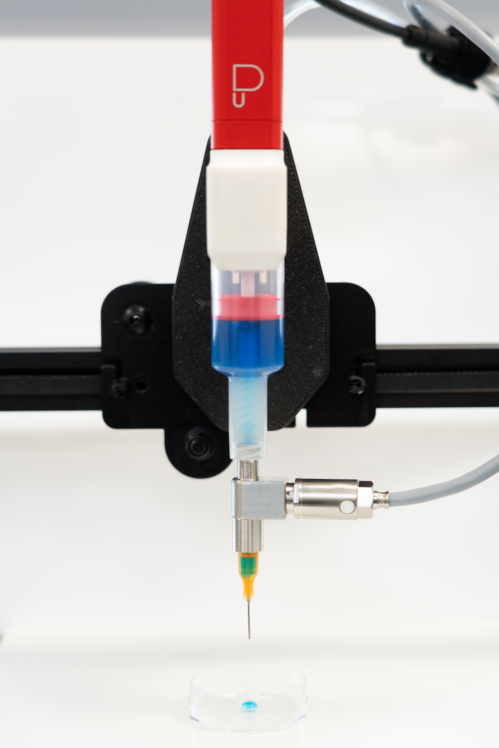 Drucksensor für Echtzeit-Prozesskontrolle in Kombination mit dem Puredyne Druckkopf Drucksensor für Echtzeit-Prozesskontrolle in Kombination mit dem Puredyne Druckkopf